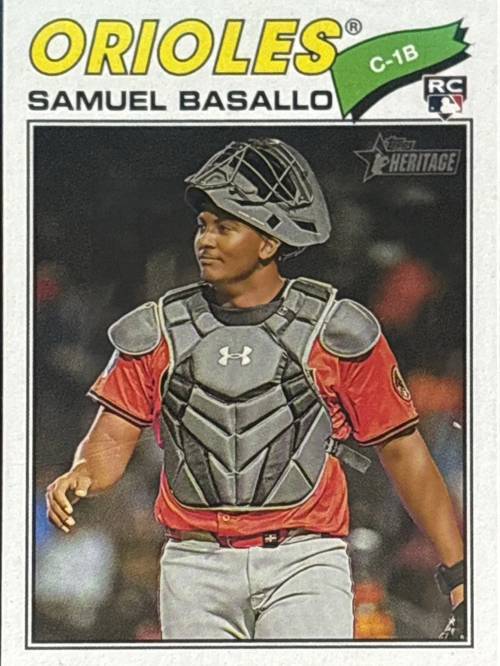 Topps Orioles Samuel Basallo Rookie Baseball Trading Card